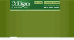 Desktop Screenshot of culliganconstruction.com