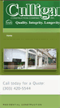Mobile Screenshot of culliganconstruction.com